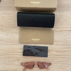 Gold Pink Burberry Women’s Sunglasses